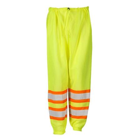 KISHIGO 2X-4X, Lime, Class E, Mesh Pants 3117-2X-4X